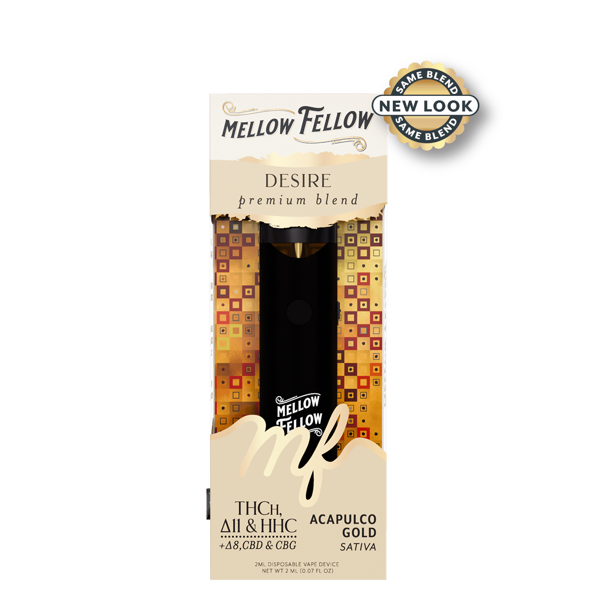 Desire Blend 2ml Disposable Vape - Acapulco Gold (Sativa)