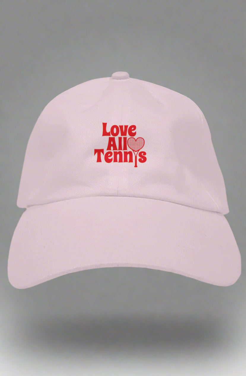Love All Tennis Premium Baseball Hat
