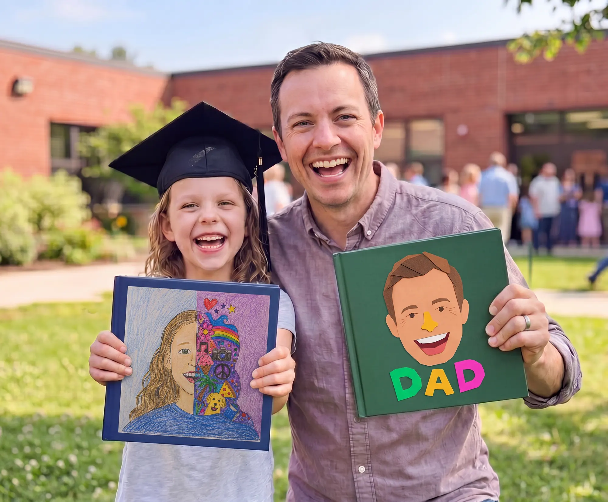Custom Hardcover Photo Book From Your Kids' Art