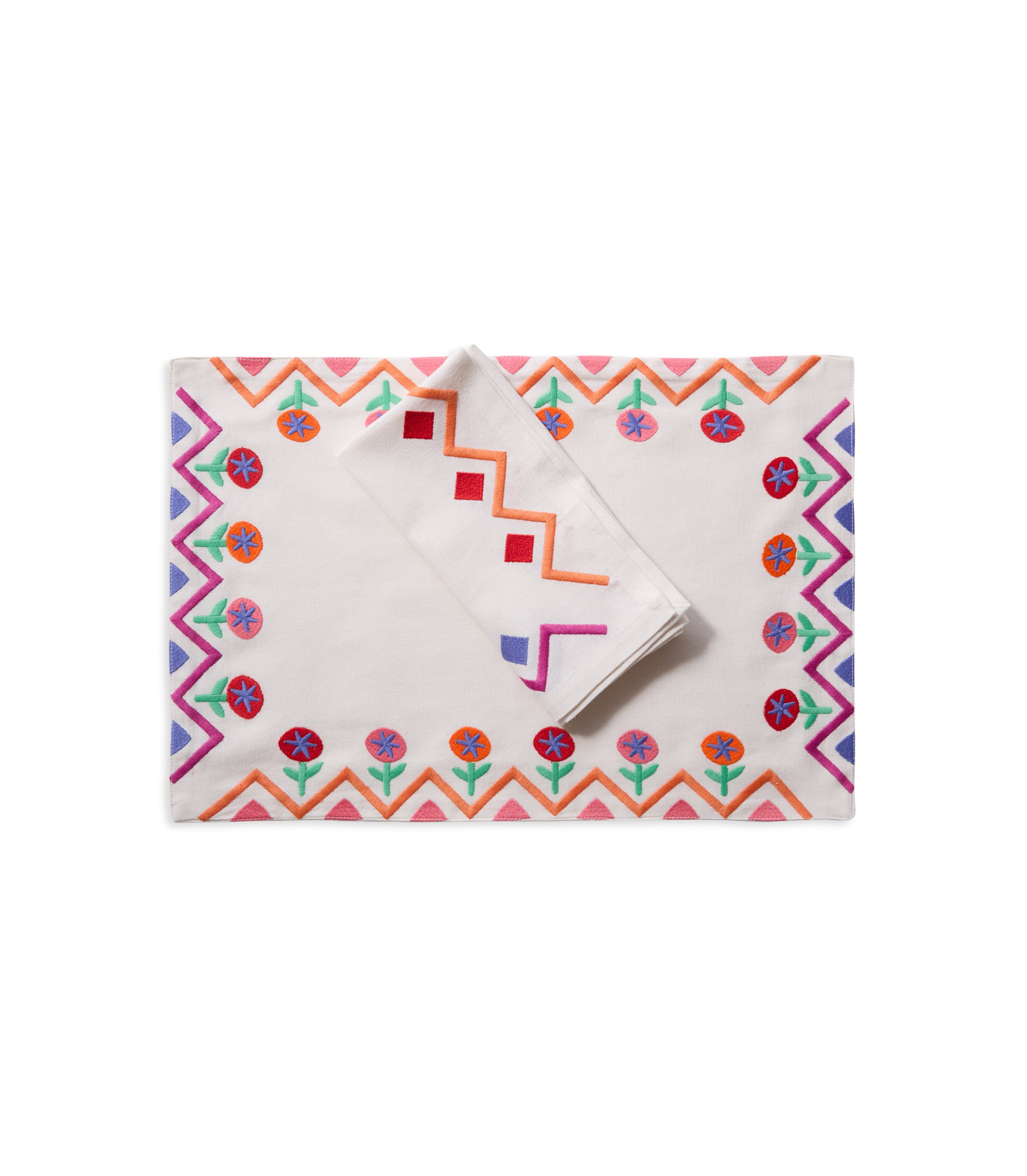 Tropical ZigZag Placemat (Set of 4)