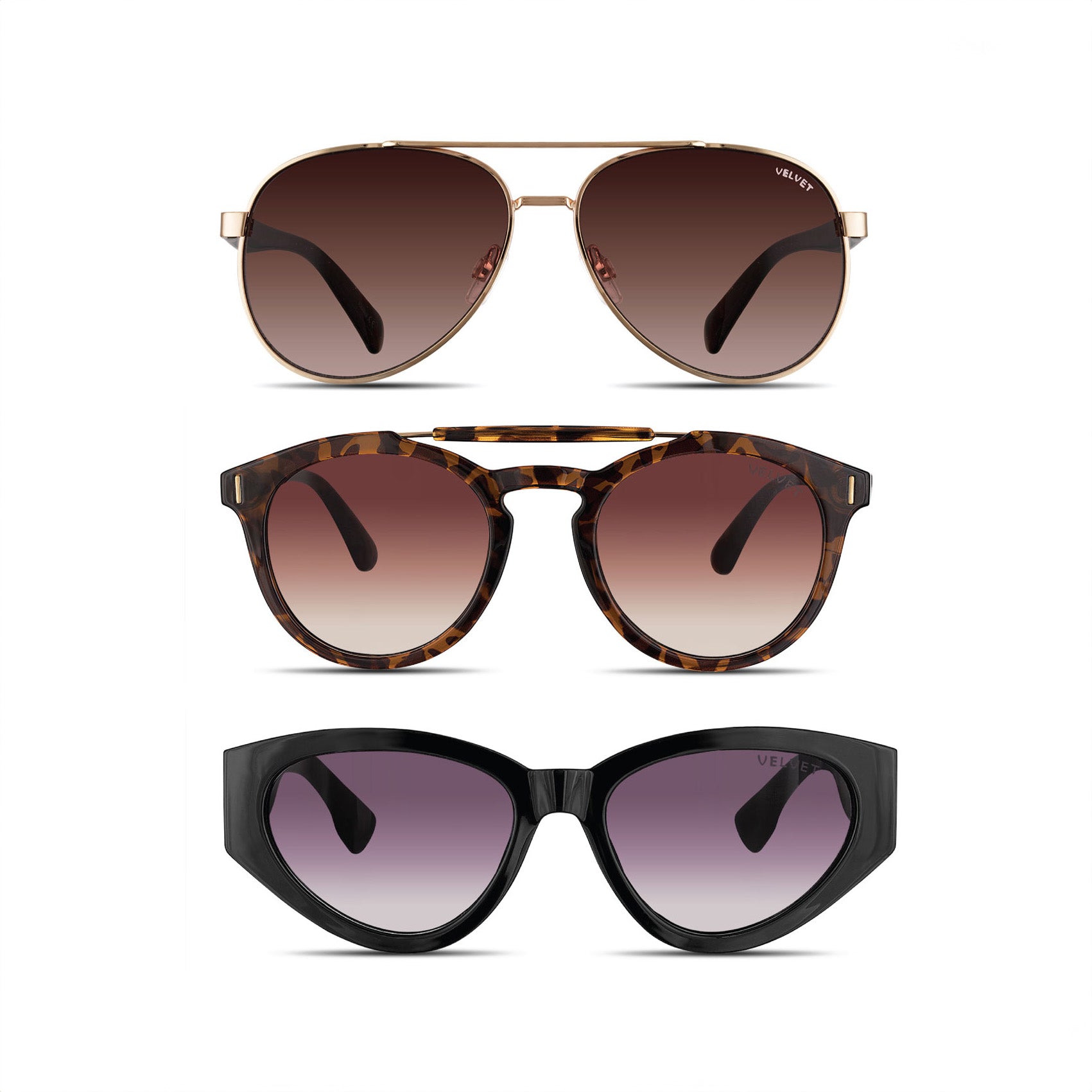 Oval Small Face Shape Sunglass Style Box