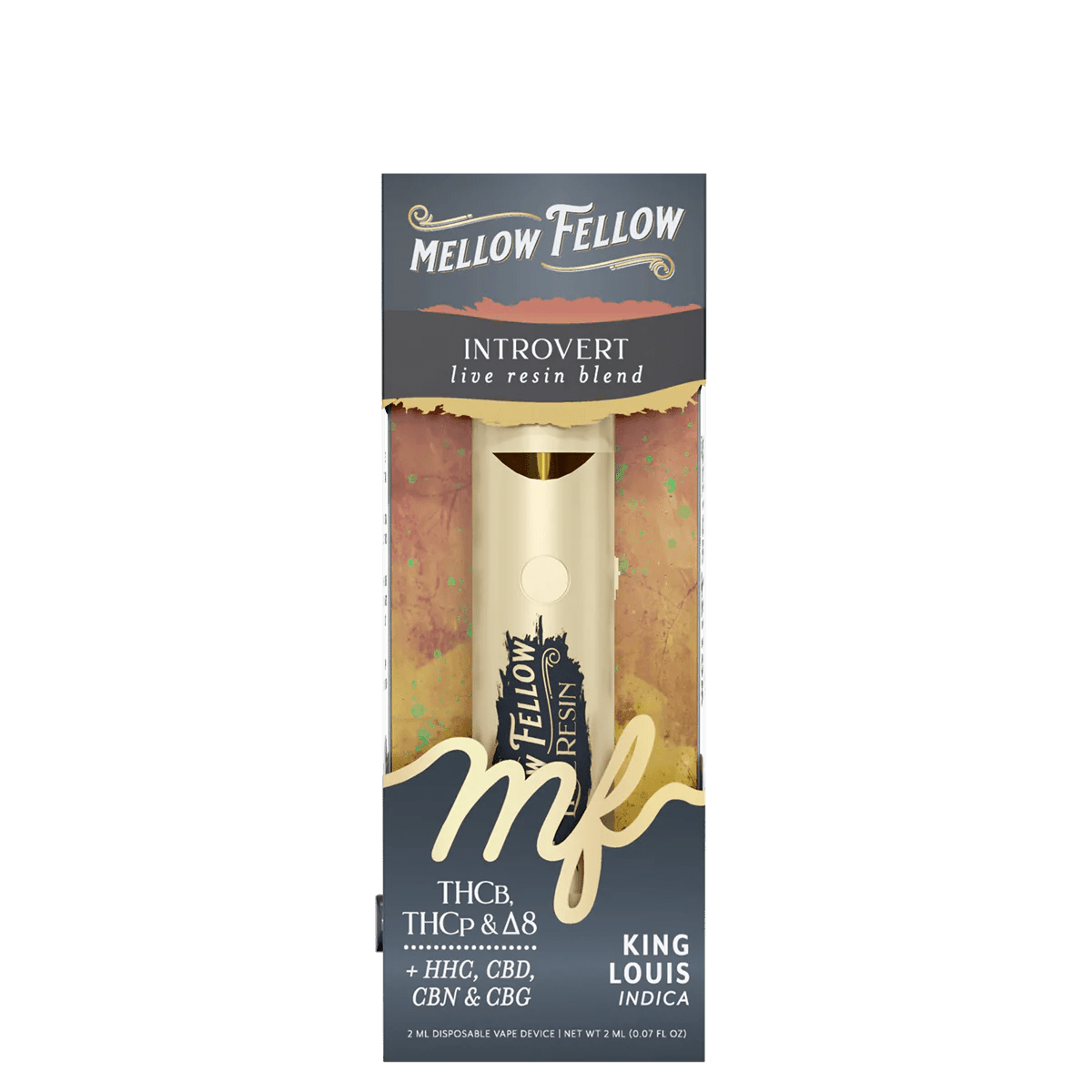 Introvert Blend 2ml Live Resin Disposable Vape - King Louis (Indica)