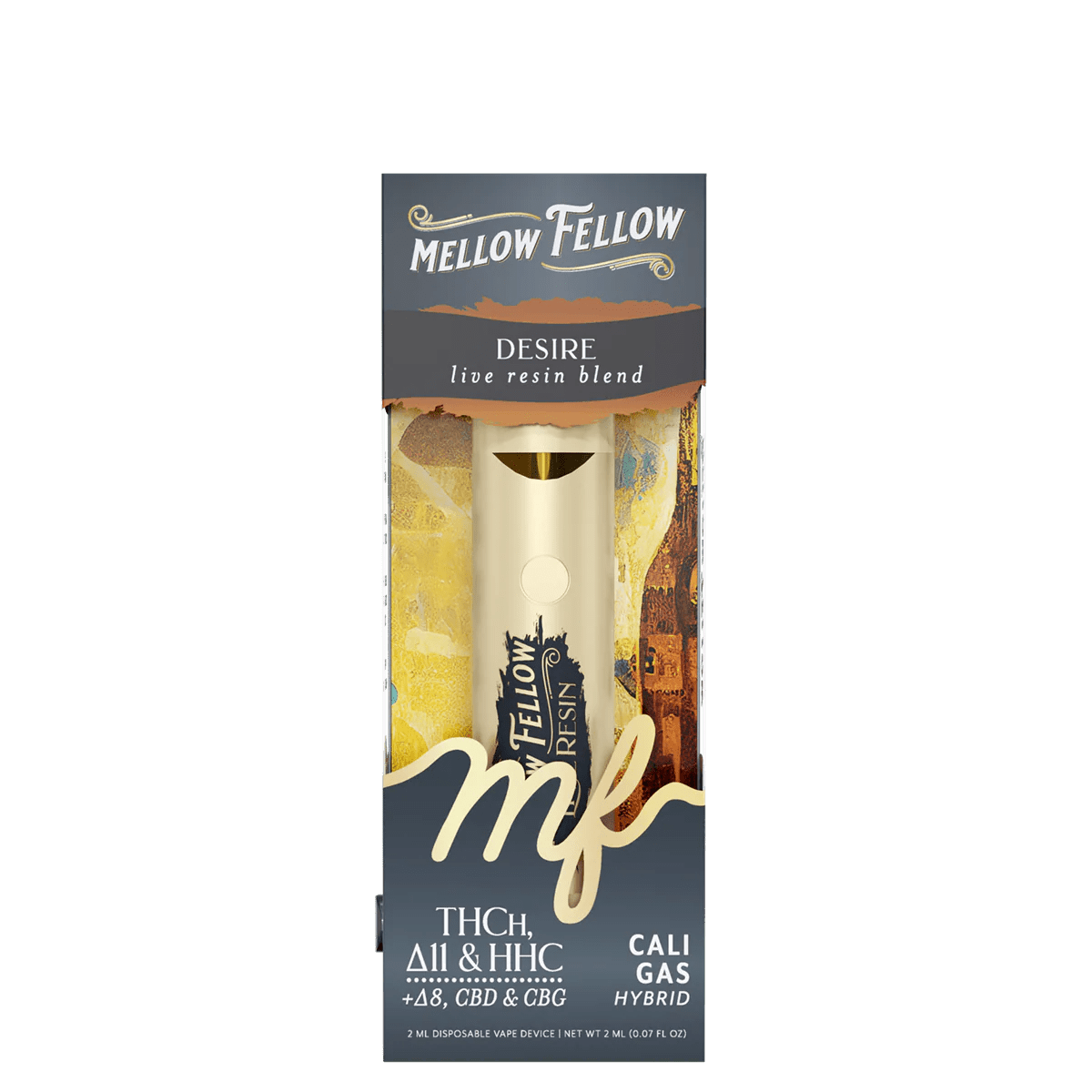 Desire Blend 2ml Live Resin Disposable Vape - Cali Gas (Hybrid)