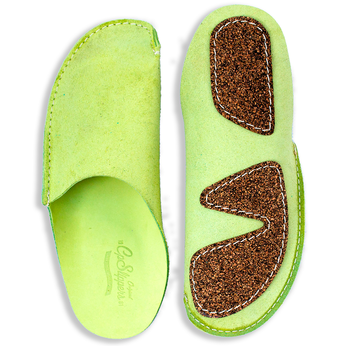 Green CP Slippers Luxe