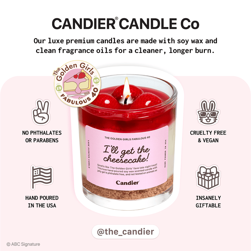 The Golden Girls Cheesecake Candle