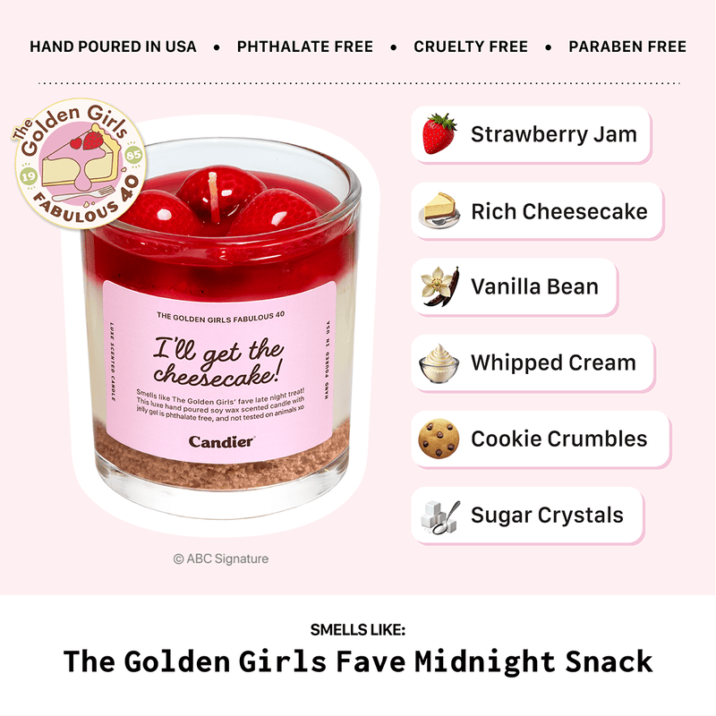 The Golden Girls Cheesecake Candle