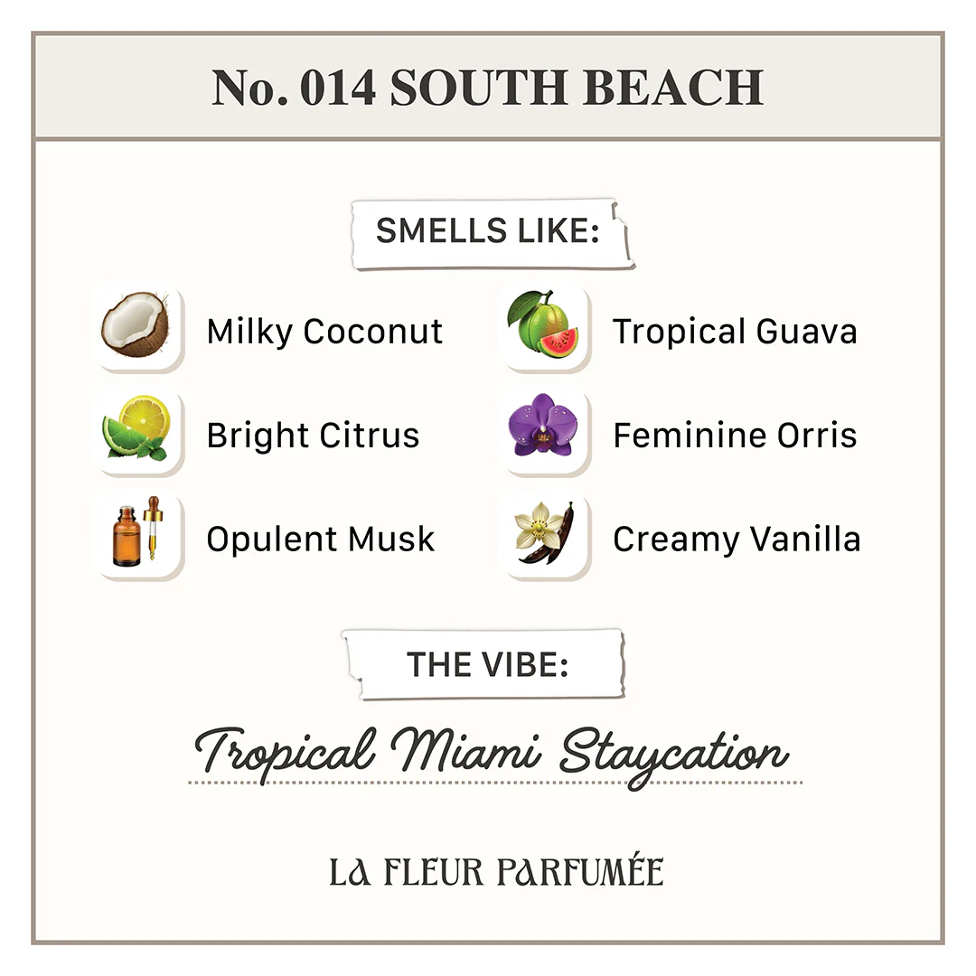 LA FLEUR SOUTH BEACH CANDLE