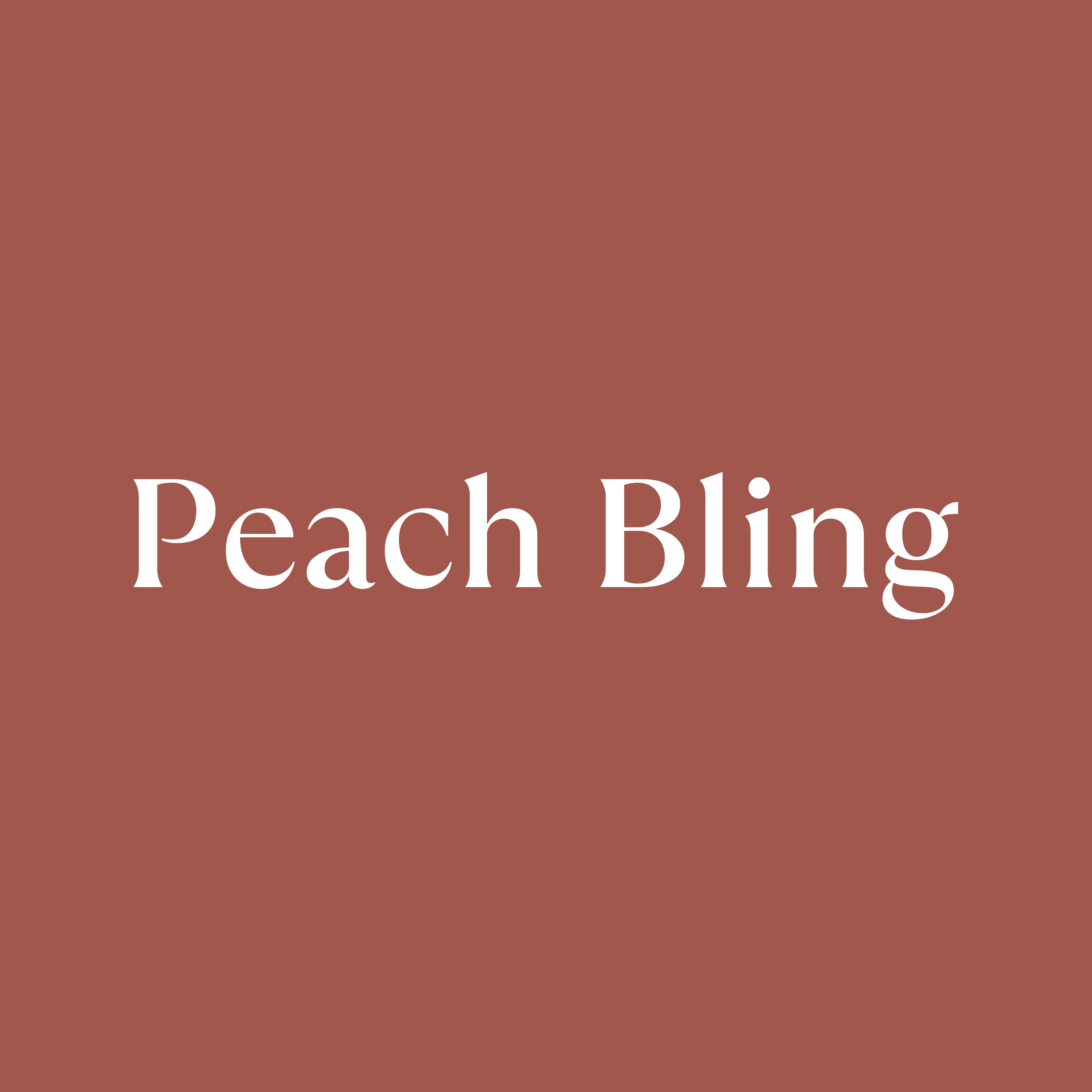 Peach Bling