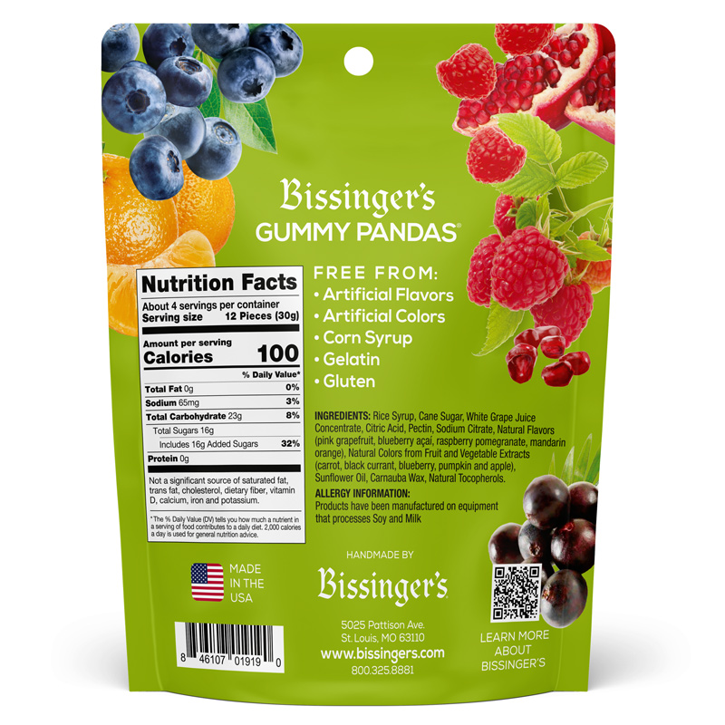 Assorted Gummy Pandas - 4 OZ