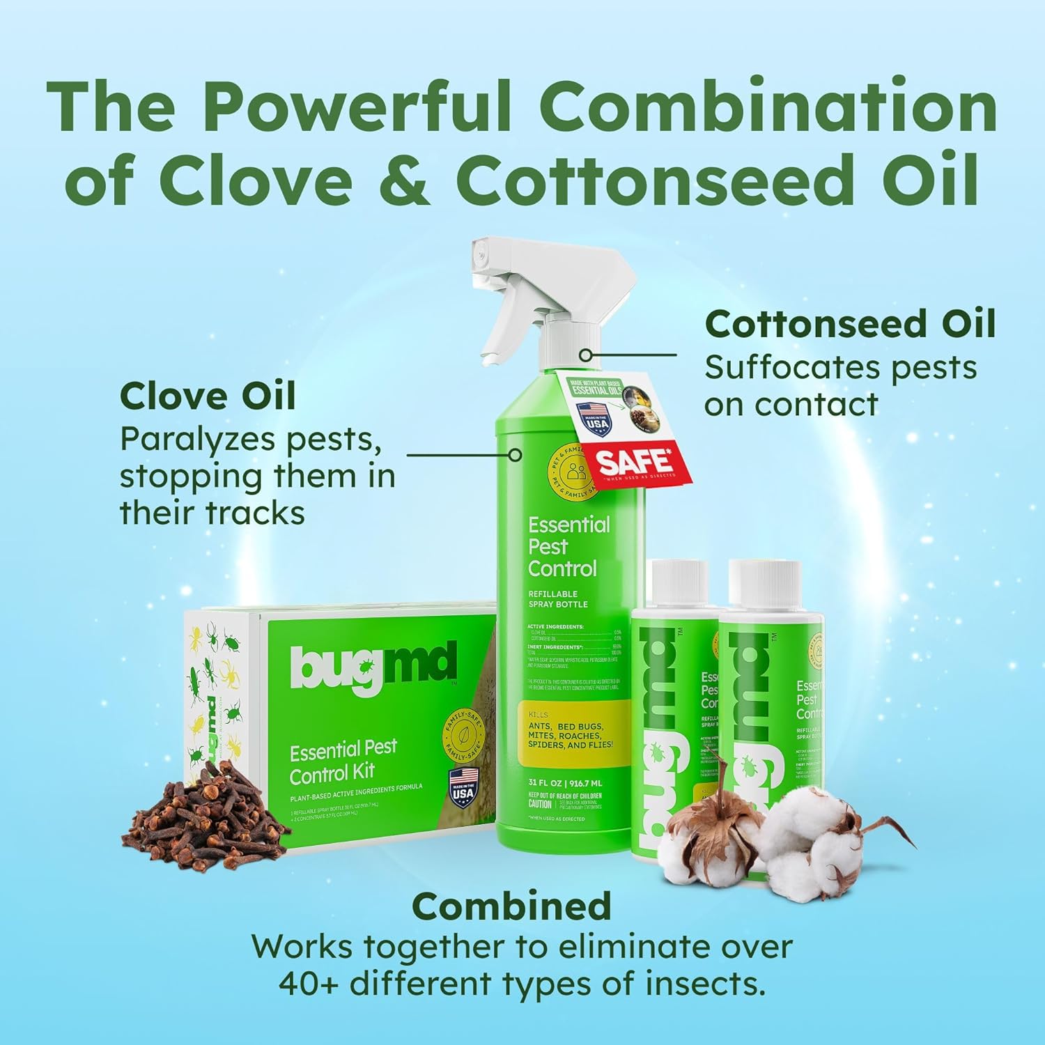 BugMD Essential Pest Control Spray | Starter Kit