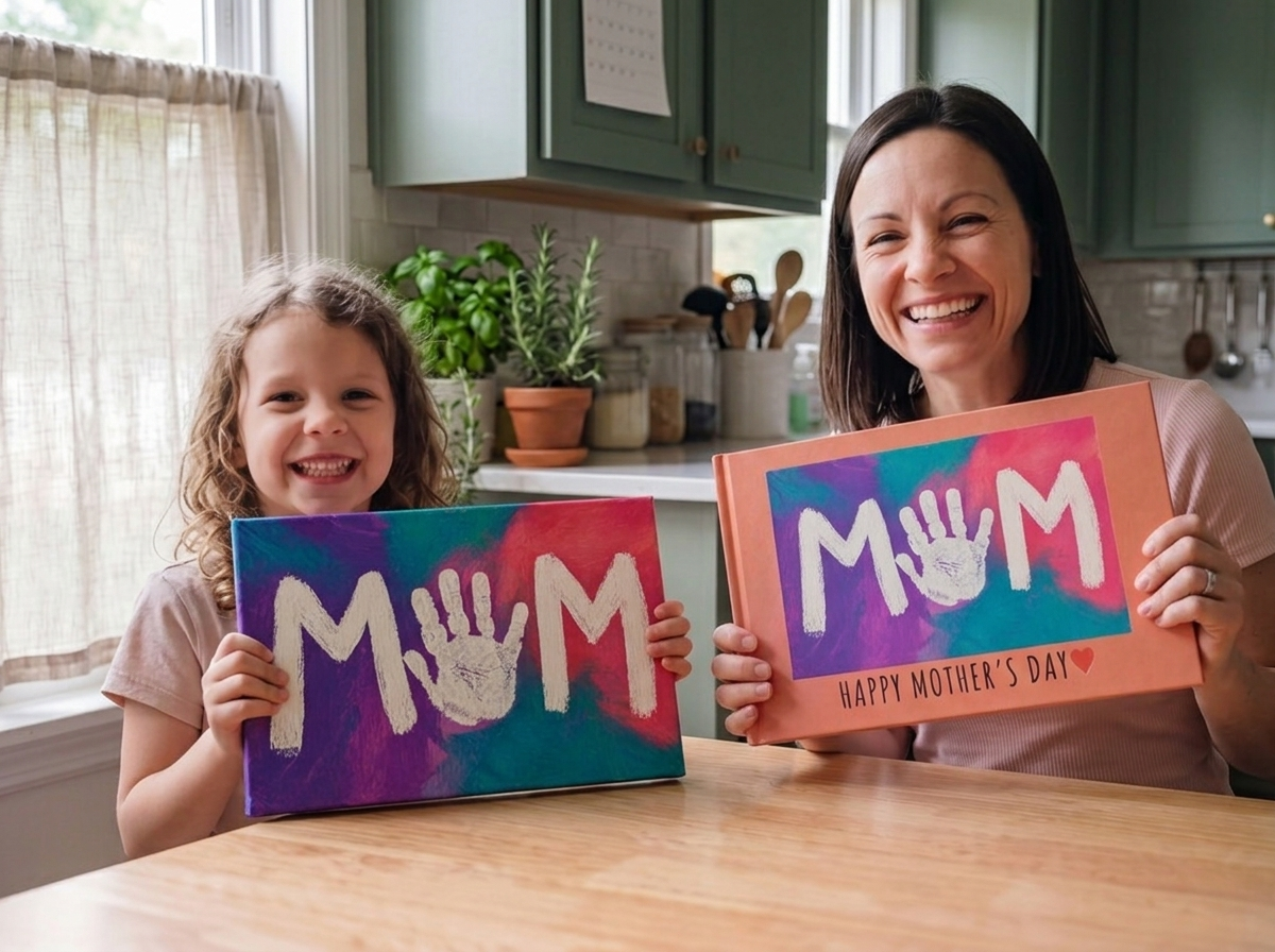 Custom Hardcover Photo Book From Your Kids' Art