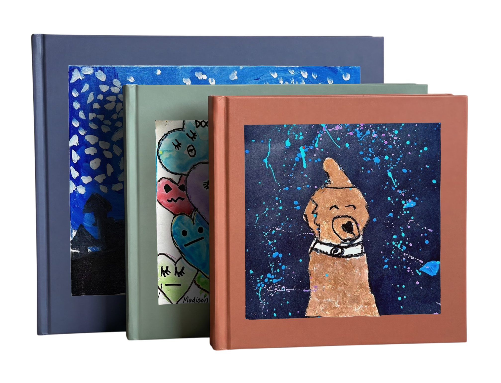 Custom Hardcover Photo Book From Your Kids' Art