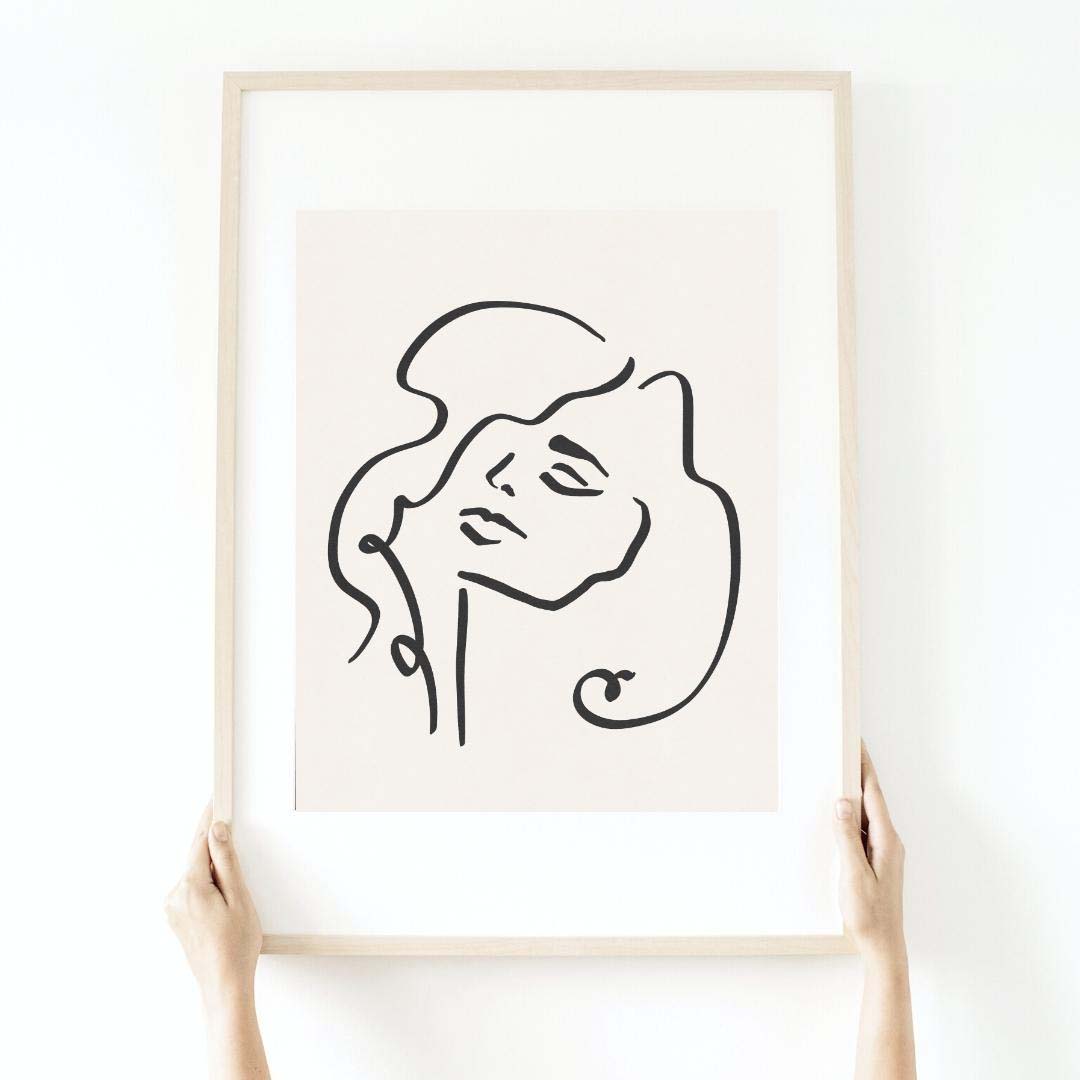 Sophia Line Drawing Print