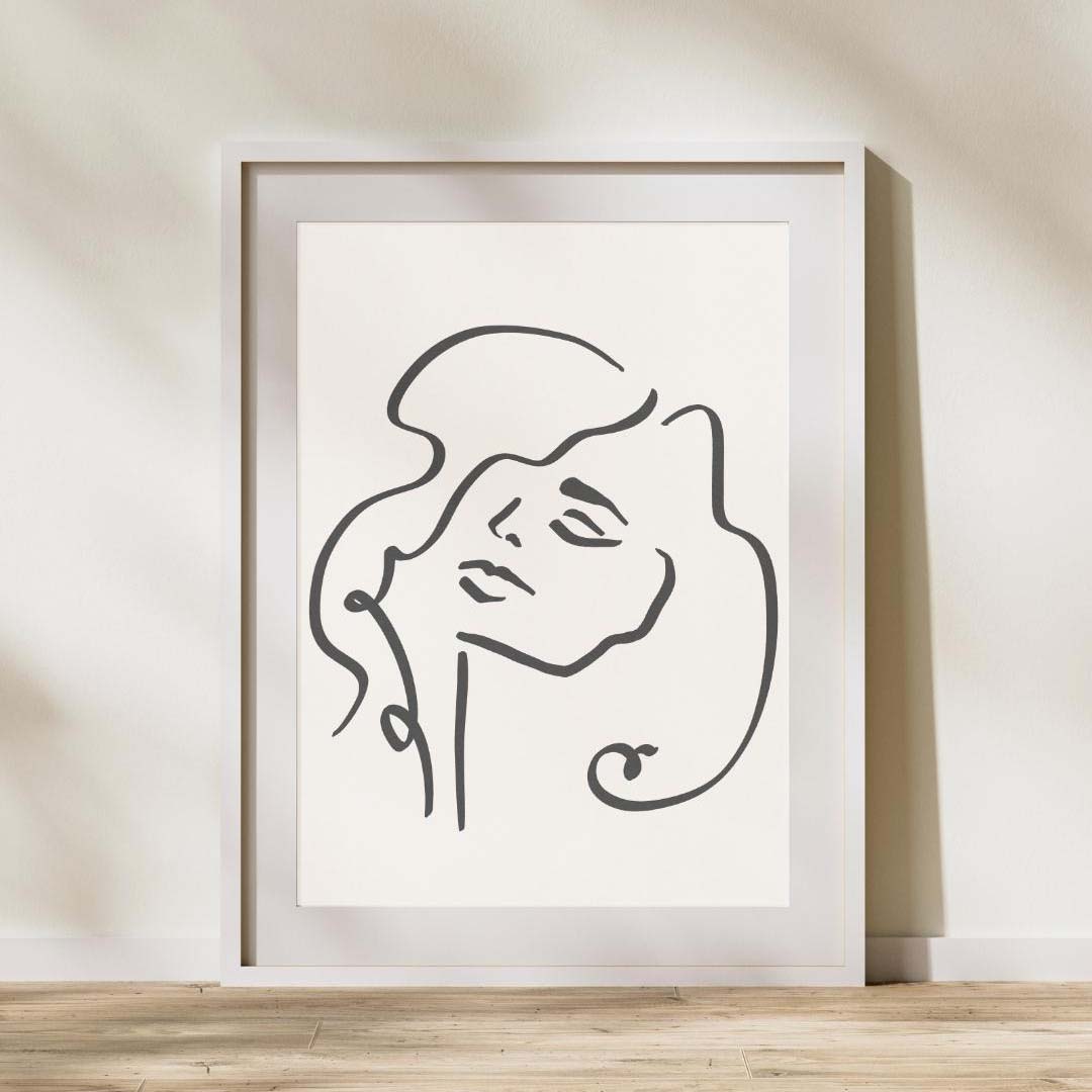 Sophia Line Drawing Print