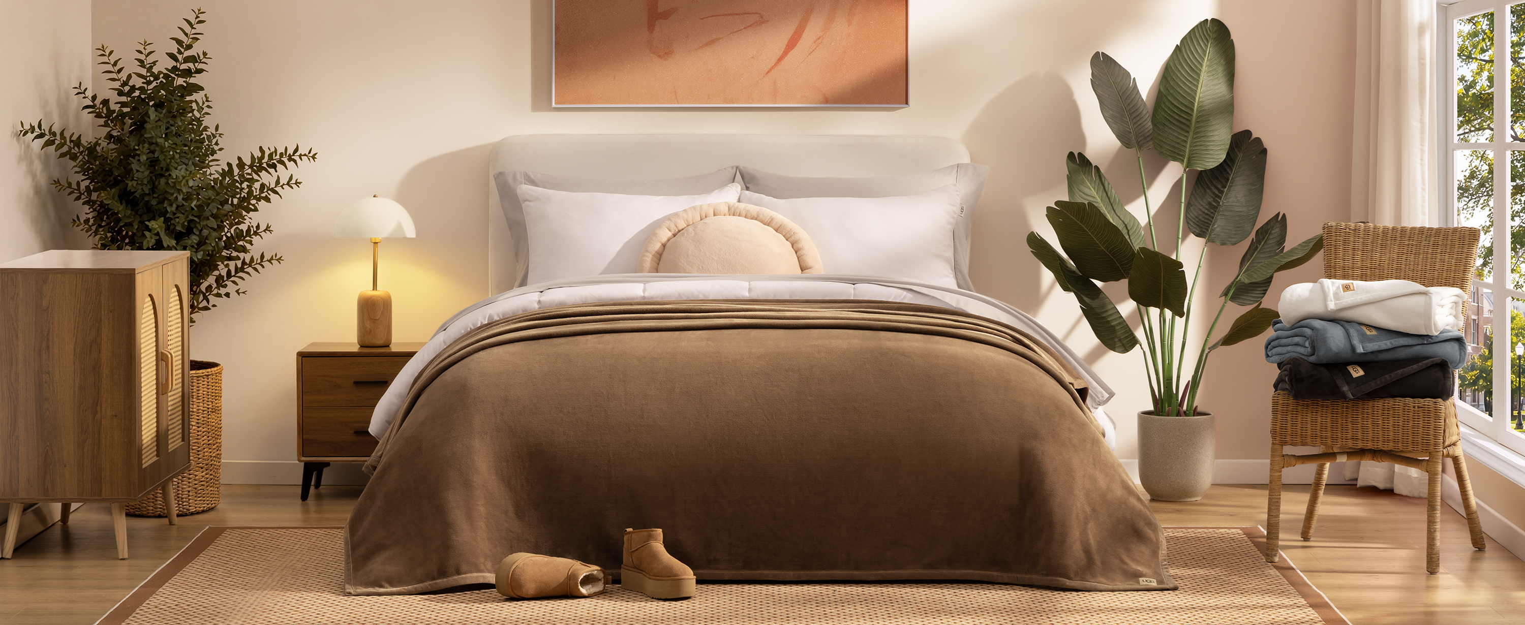 UGG Coco Fleece Throw Blanket