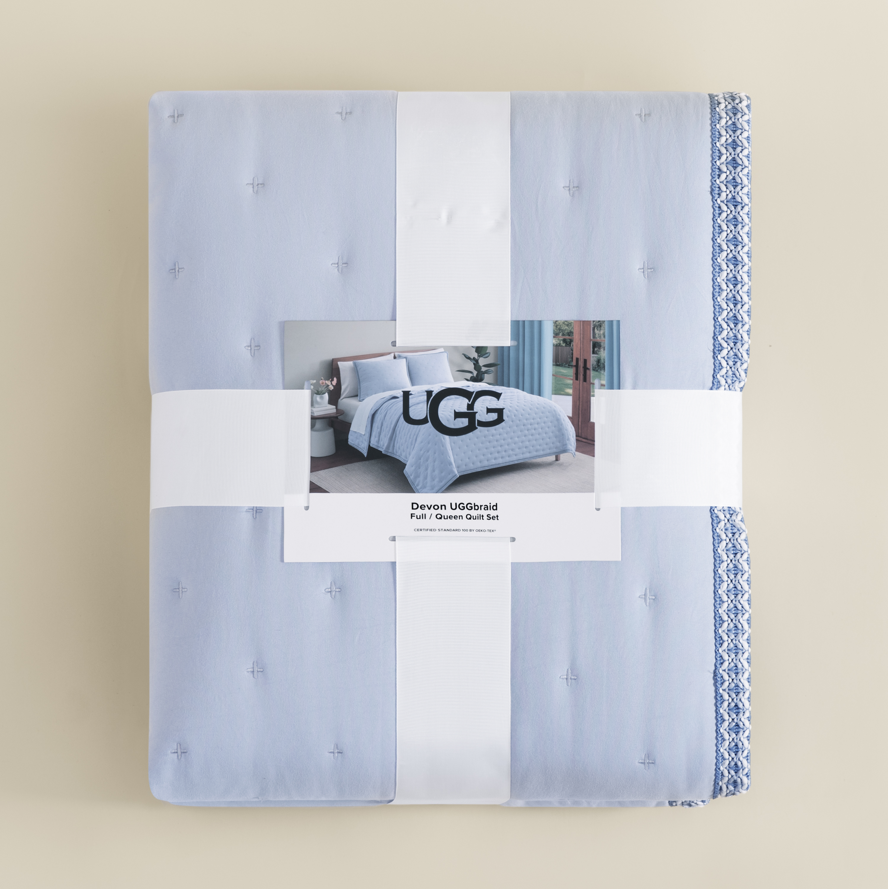 UGG Devon Braid Quilt Set