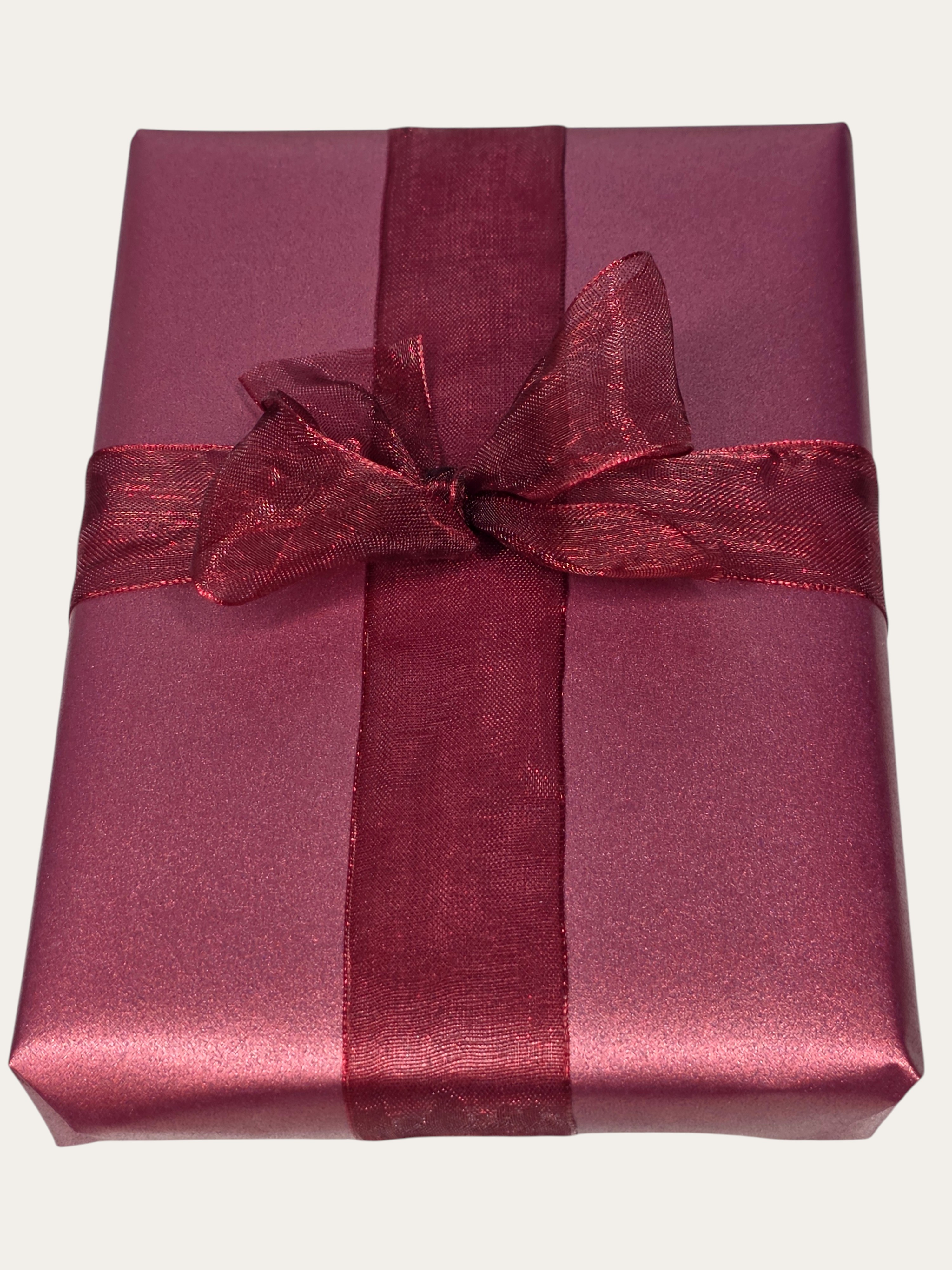 Burgundy Circle Necklace and Earring Gift Set by Katie May Jewelry